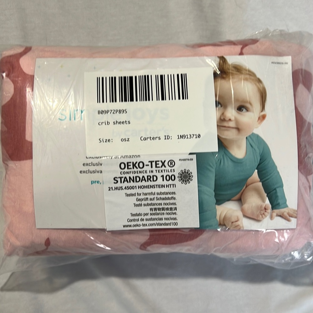 NWT simple joys by carters crib sheets